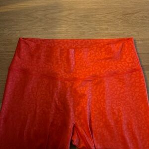 Buffbunny rebel leggings in Red Leopard XL